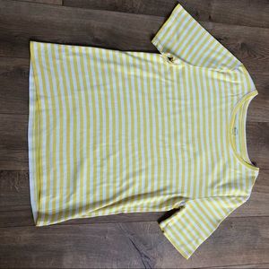 J Crew Yellow Striped Ter